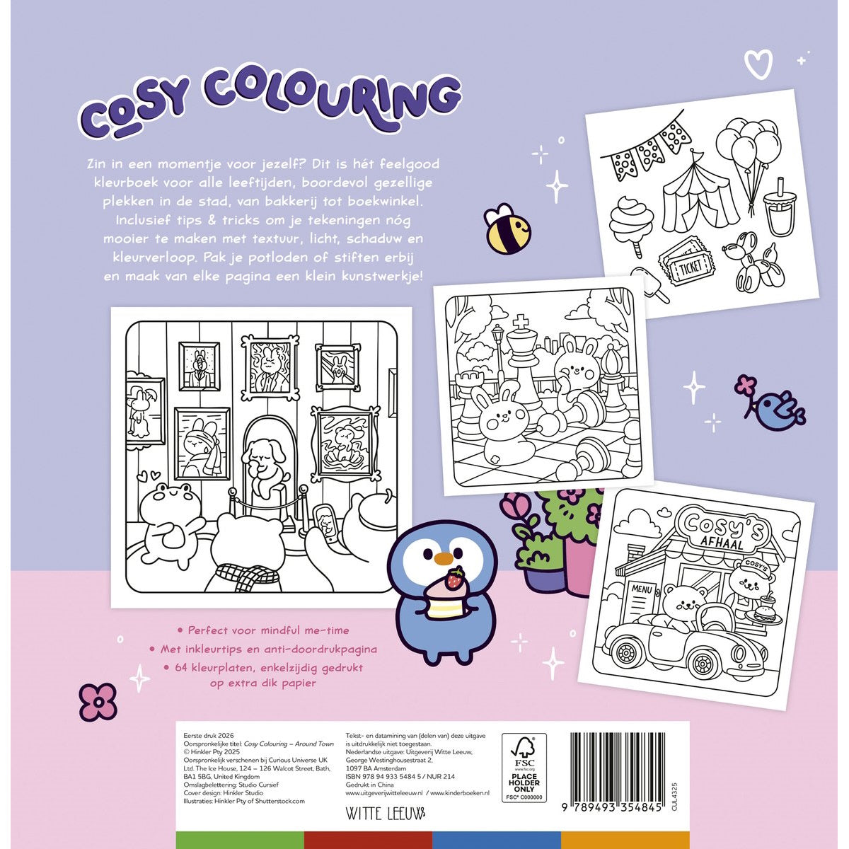 Kleurboek: Cosy Colouring - In de stad