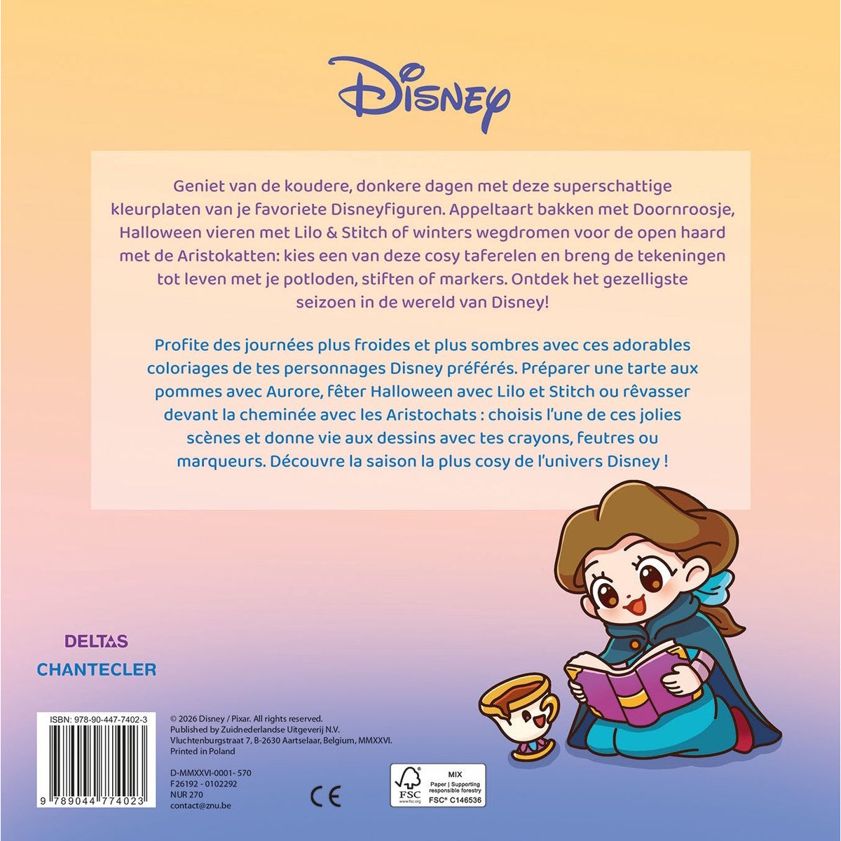 Kleurboek: Disney Cozy Seasons (pre-order)