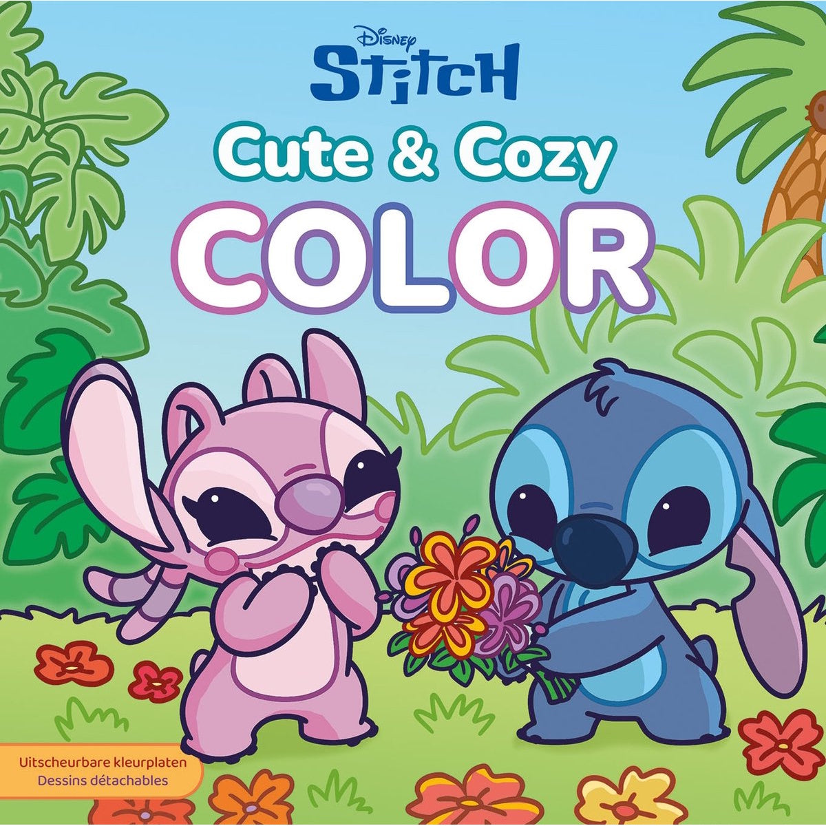 Kleurboek: Disney Cute & Cozy Color Stitch