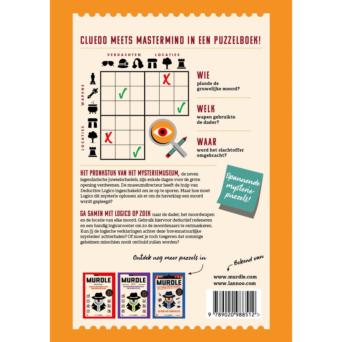 Puzzelboek Murdle - De zaak van de zeven schedels