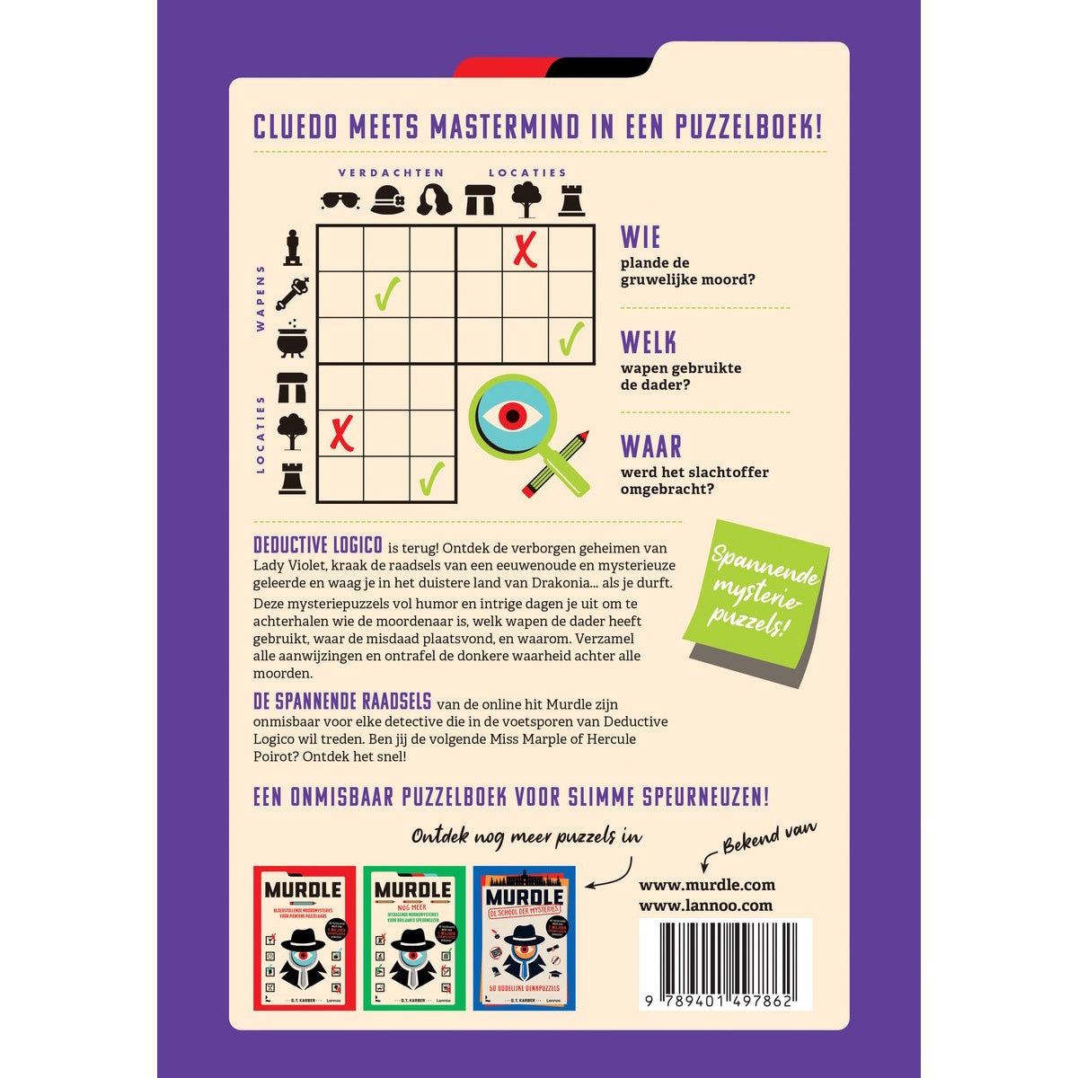 Puzzelboek Murdle - Meer huiveringwekkende moordmysteries voor slimme detectives