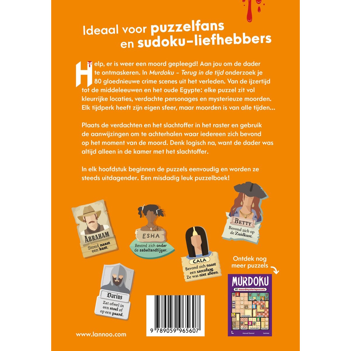 Puzzelboek Murdoku 2 - Terug in de tijd