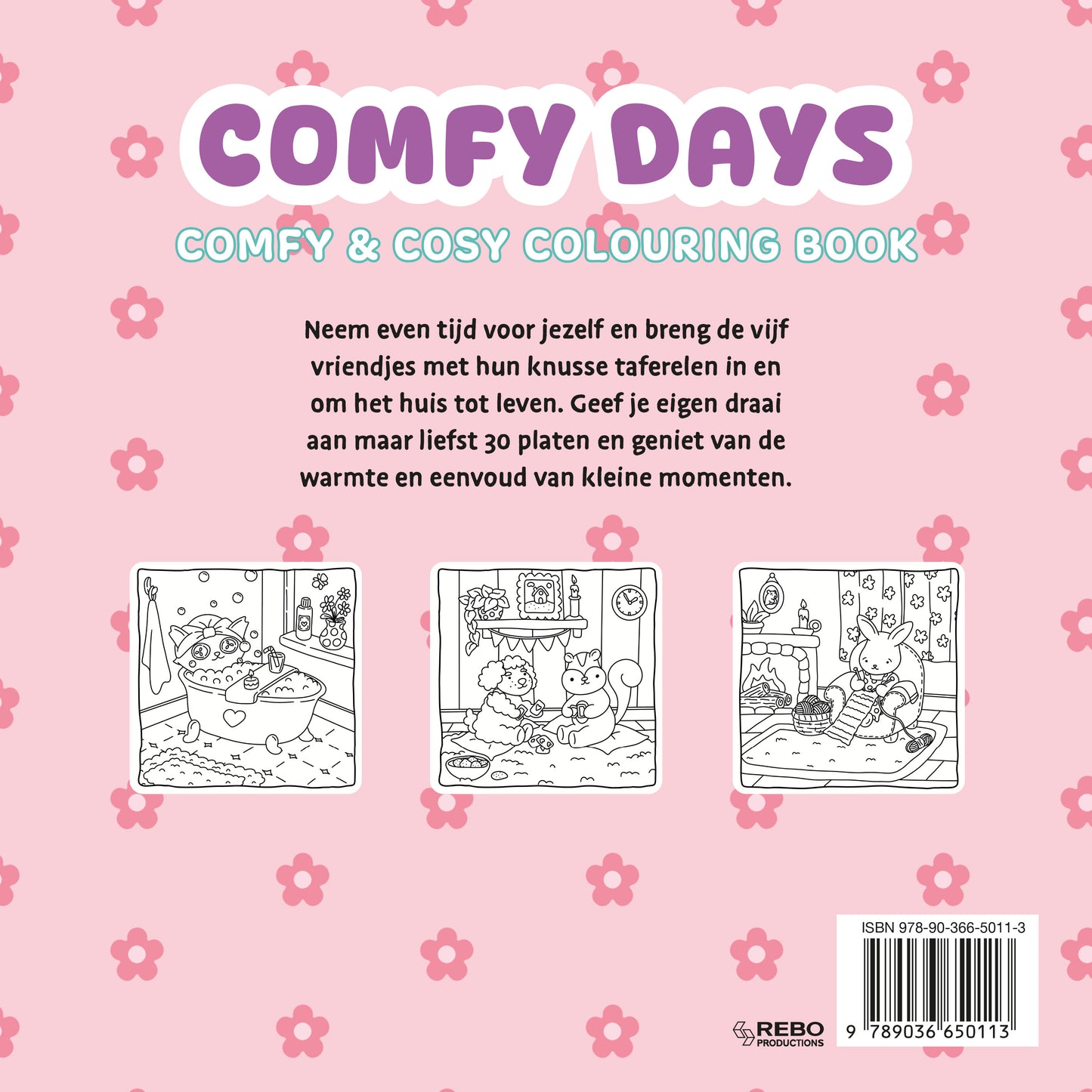 Kleurboek: Comfy days - Comfy & cosy colouring