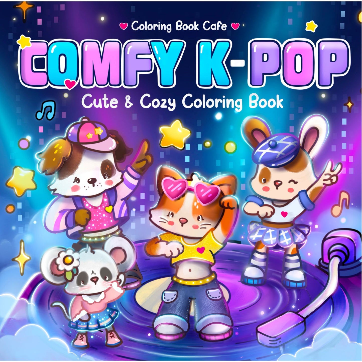 Kleurboek: Comfy K-pop - Cute & cozy coloring (pre-order)