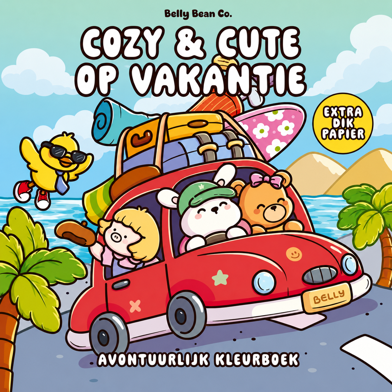 Kleurboek Cozy & cute op vakantie
