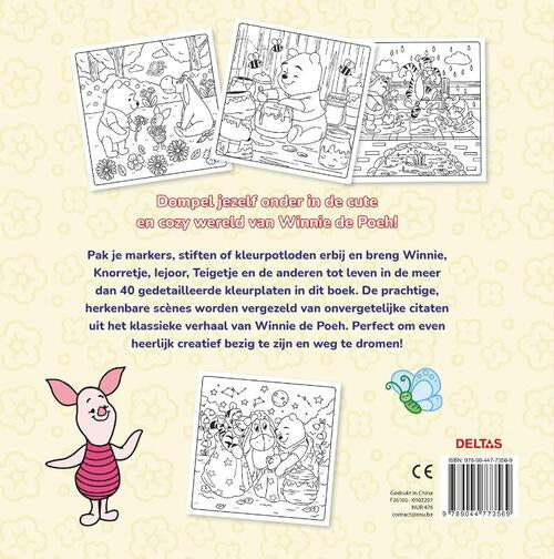 Disney Cute & Cozy kleurboek Winnie de Poeh (pre-order)