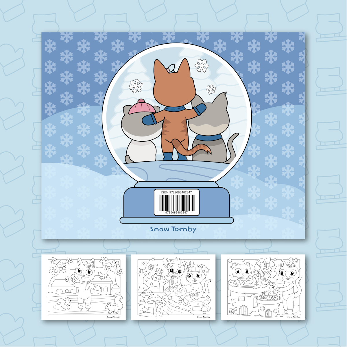 Kleurboek Snow Tomby - Winter Fairy Forest