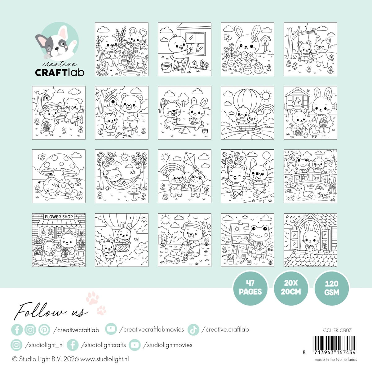 Kleurboek Friendz Party Cozy & Cute Coloring Book
