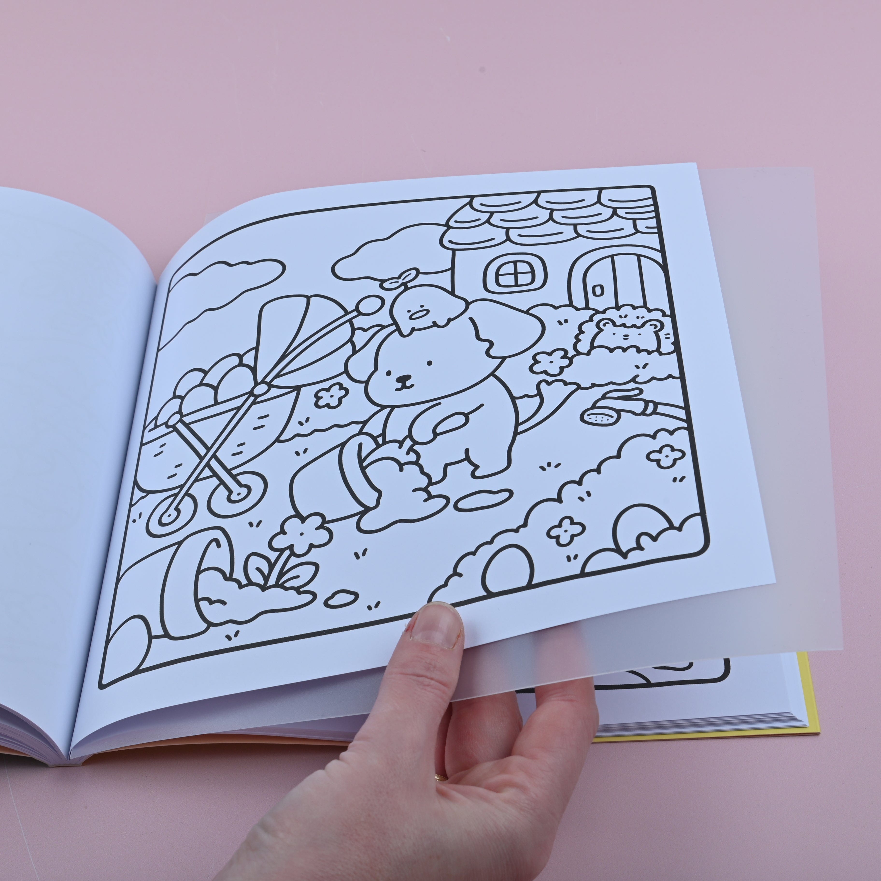 Cozykleuren.nl | Cosy Colouring met alcoholmarkers | Inlegvel voor kleurboeken