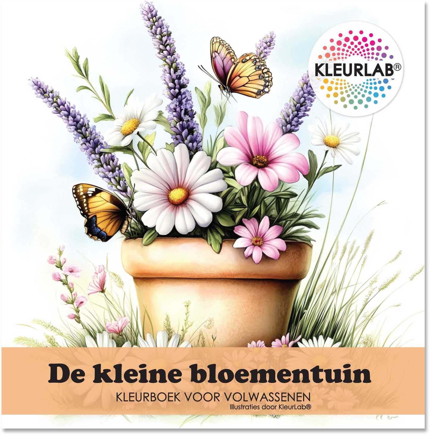 De Kleine Bloementuin Kleurboek voor Volwassenen