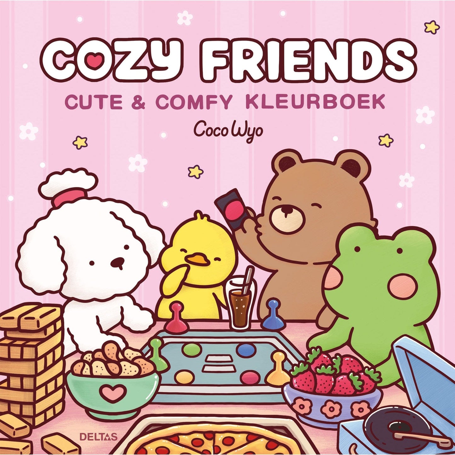 Deltas Boeken Kleurboek Cozy Friends Cute & comfy (pre-order)
