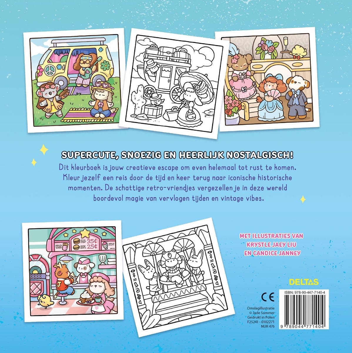 Deltas Boeken Kleurboek Cozy Vintage - Comfy