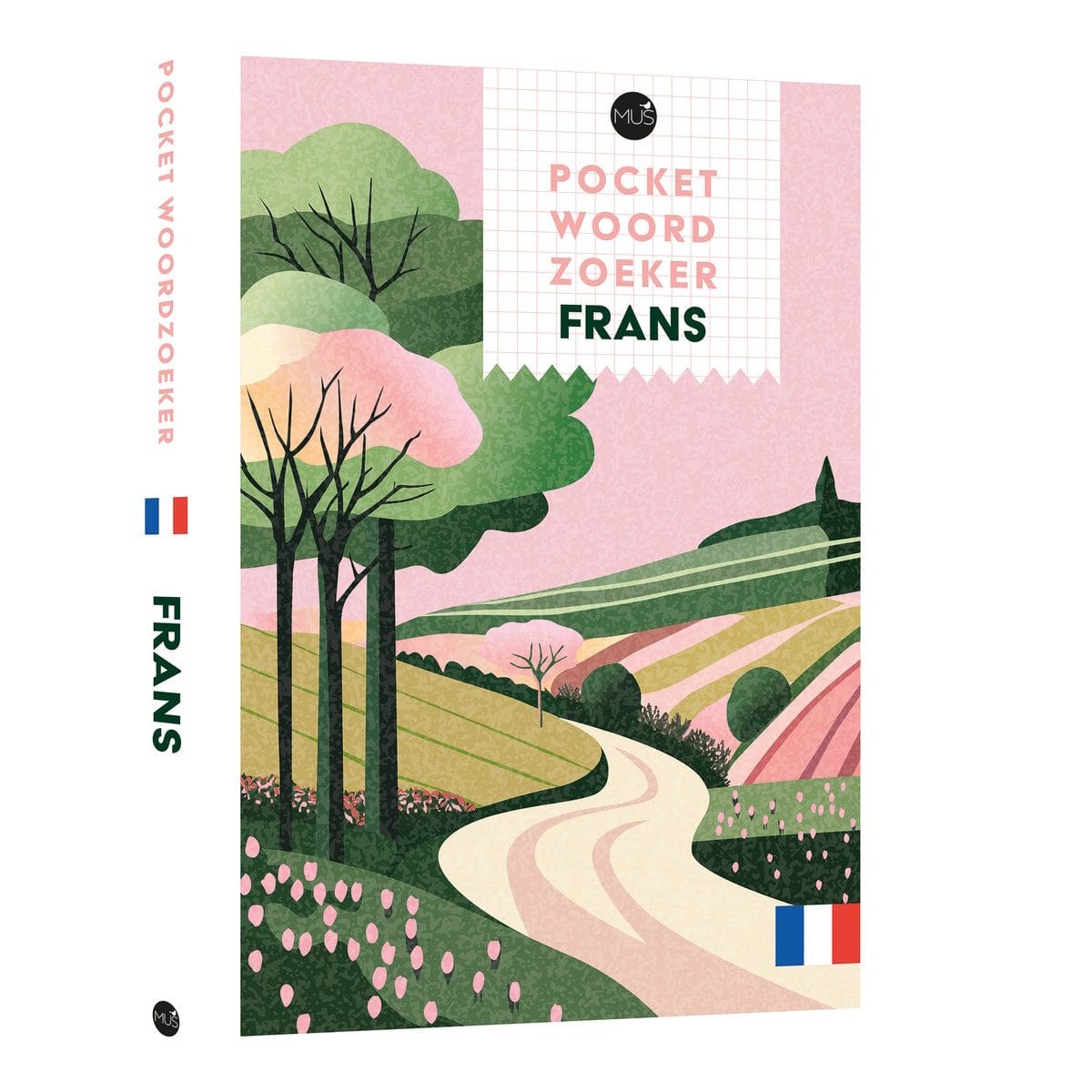 MUS Boeken Pocket Woordzoeker - Puzzelboek - Frans