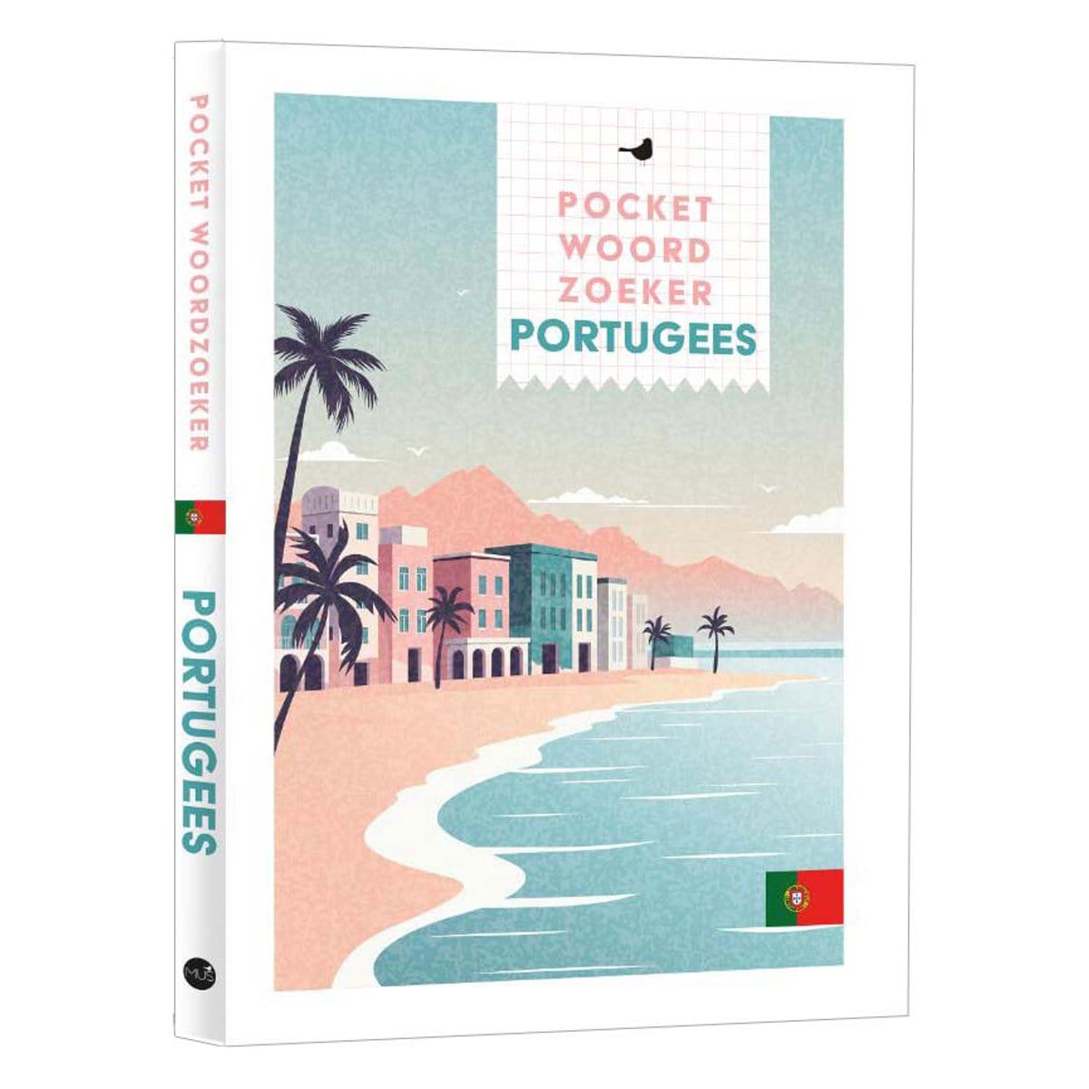 MUS Boeken Pocket Woordzoeker - Puzzelboek - Portugees