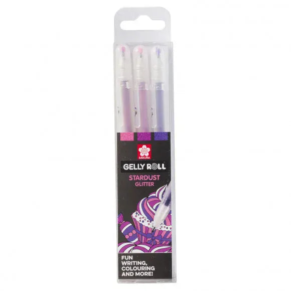 Sakura Schrijfwaren Sakura - Gelly roll gelpen Stardust glitter Sweets (3 stuks)