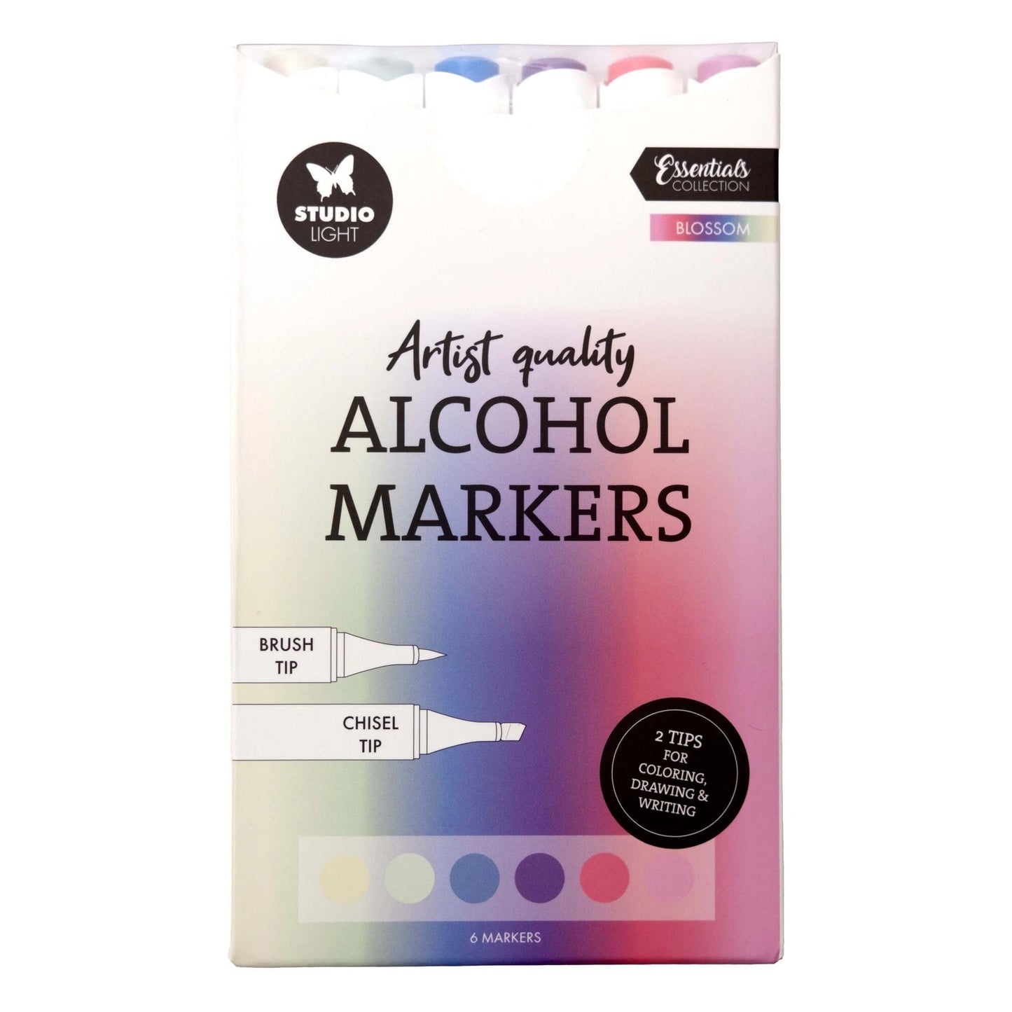Studio Light Alcohol Markers Studio Light - Alcohol Markers Blossom (6 stuks)