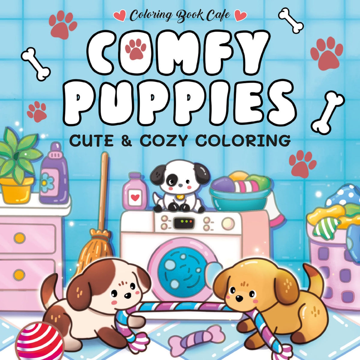 Kleurboek: Comfy puppies - Cute & cozy coloring (pre-order)