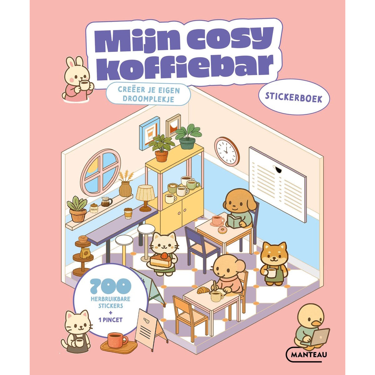 Stickerboek: Mijn cosy koffiebar