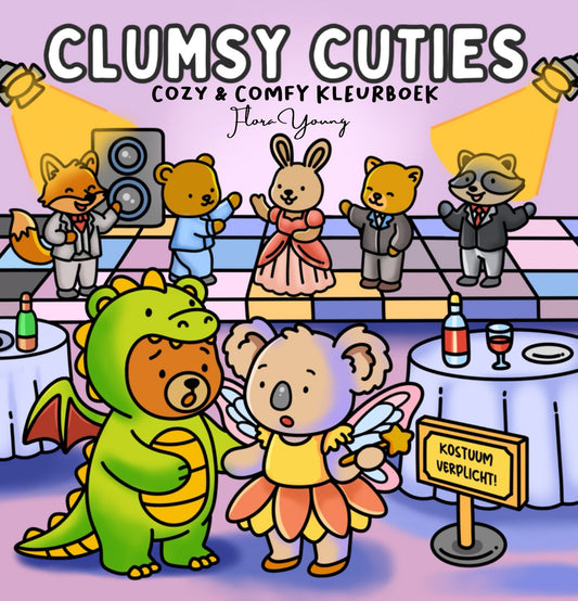 Kleurboek Clumsy Cuties