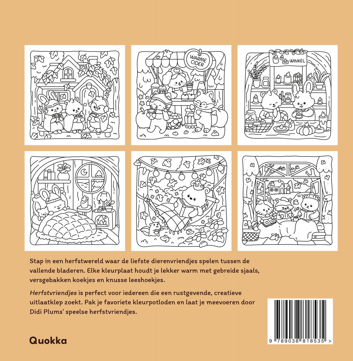 Herfstvriendjes Cozy & knus kleurboek