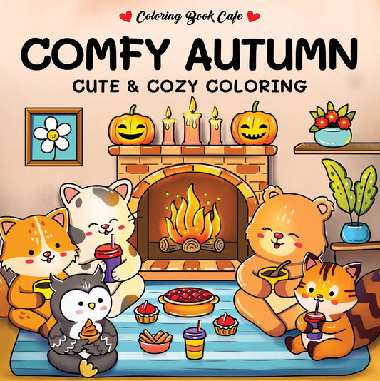 Kleurboek: Comfy autumn - Cute & cozy coloring (pre-order)