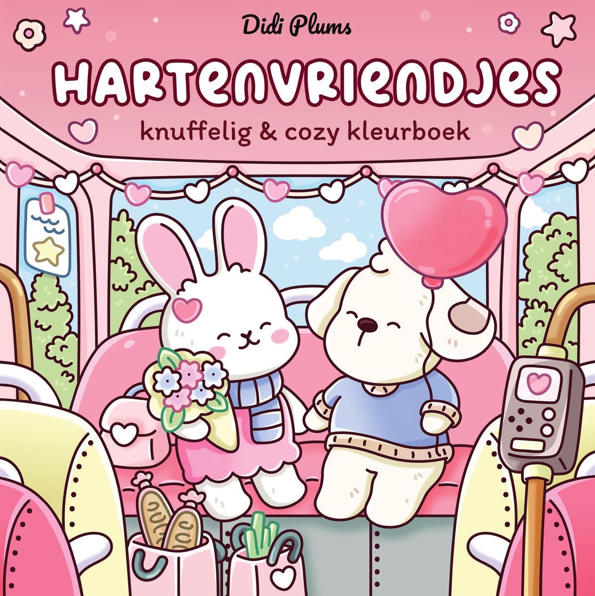 Hartenvriendjes Knuffelig & cozy kleurboek