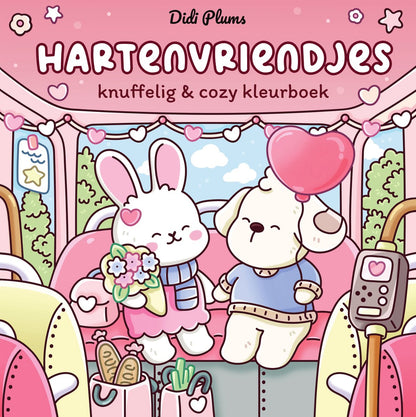 Hartenvriendjes Knuffelig & cozy kleurboek