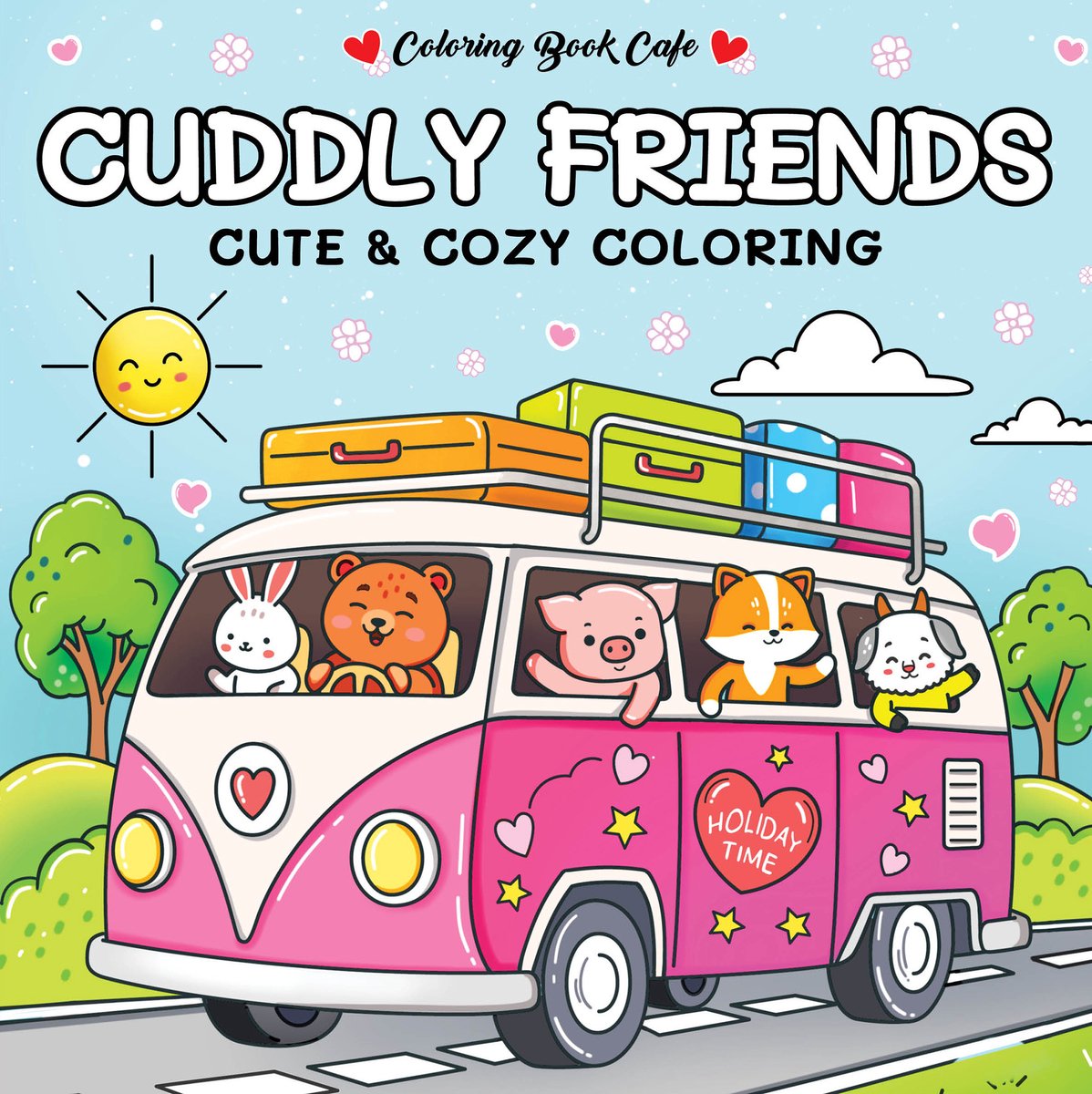Kleurboek: Cuddly friends - Cute & cozy coloring