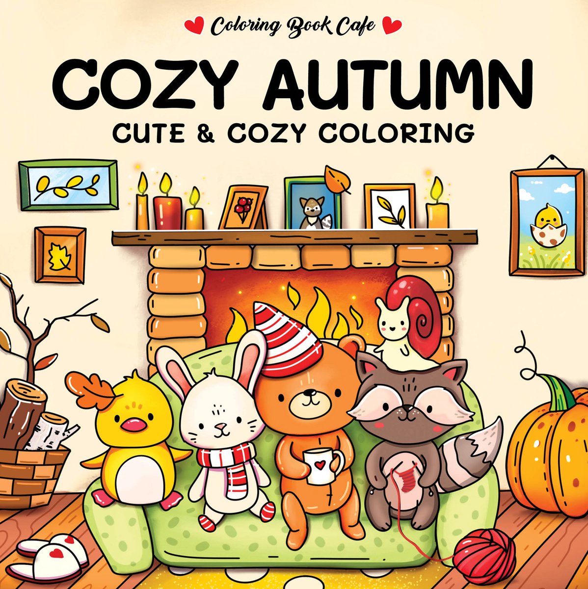 Kleurboek: Cozy autumn - Cute & cozy coloring