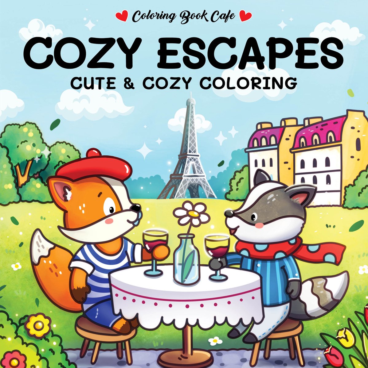 Kleurboek: Cozy escapes - Cute & cozy coloring