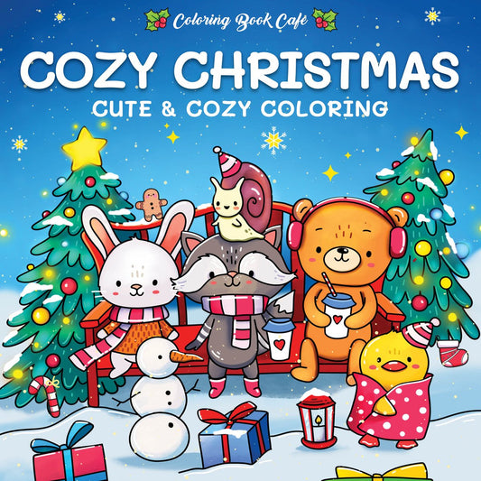Kleurboek: Cozy Christmas - Cute & cozy coloring (pre-order)