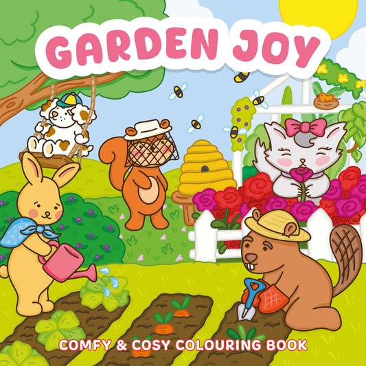 Kleurboek: Garden joy - Comfy & cosy colouring