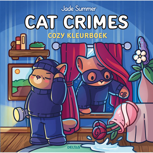 Kleurboek Cat Crimes - Cozy