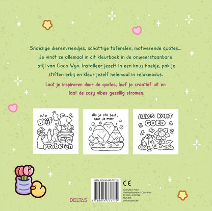 Kleurboek Cozy Vibes - Cute & Comfy