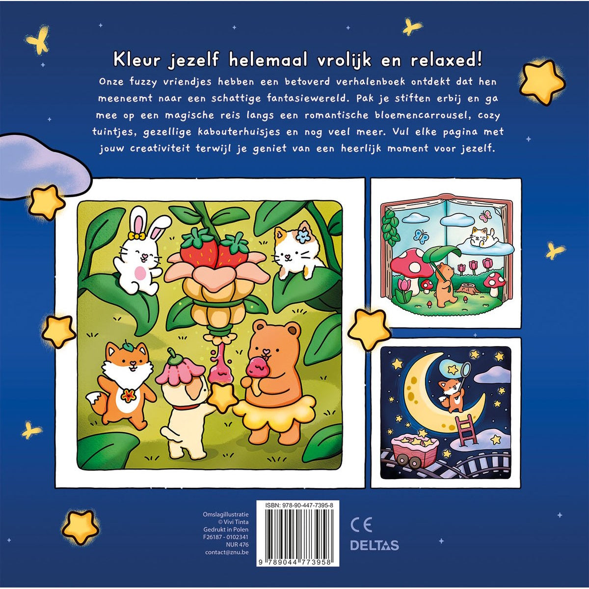 Fuzzy Magic Comfy & Cozy kleurboek Vivi Tinta (pre-order)