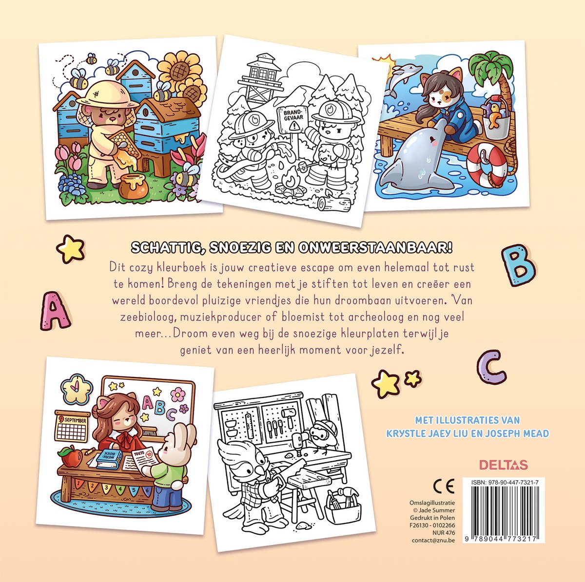Cozy Jobs - Comfy Kleurboek