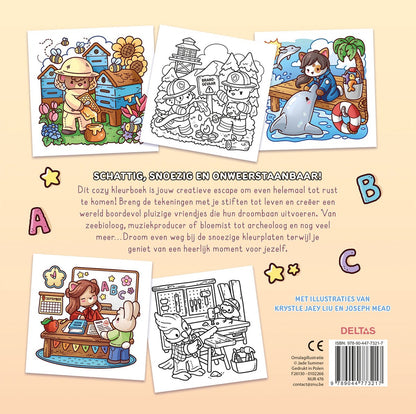 Cozy Jobs - Comfy Kleurboek