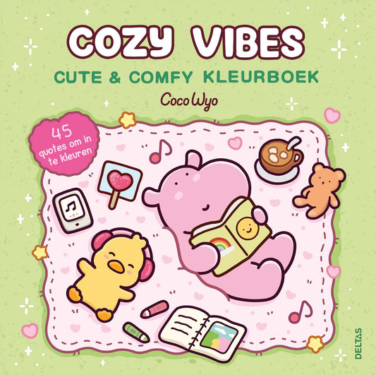 Kleurboek Cozy Vibes - Cute & Comfy