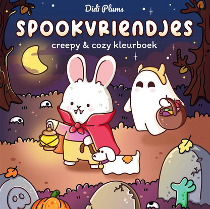 Spookvriendjes Creepy & cozy kleurboek