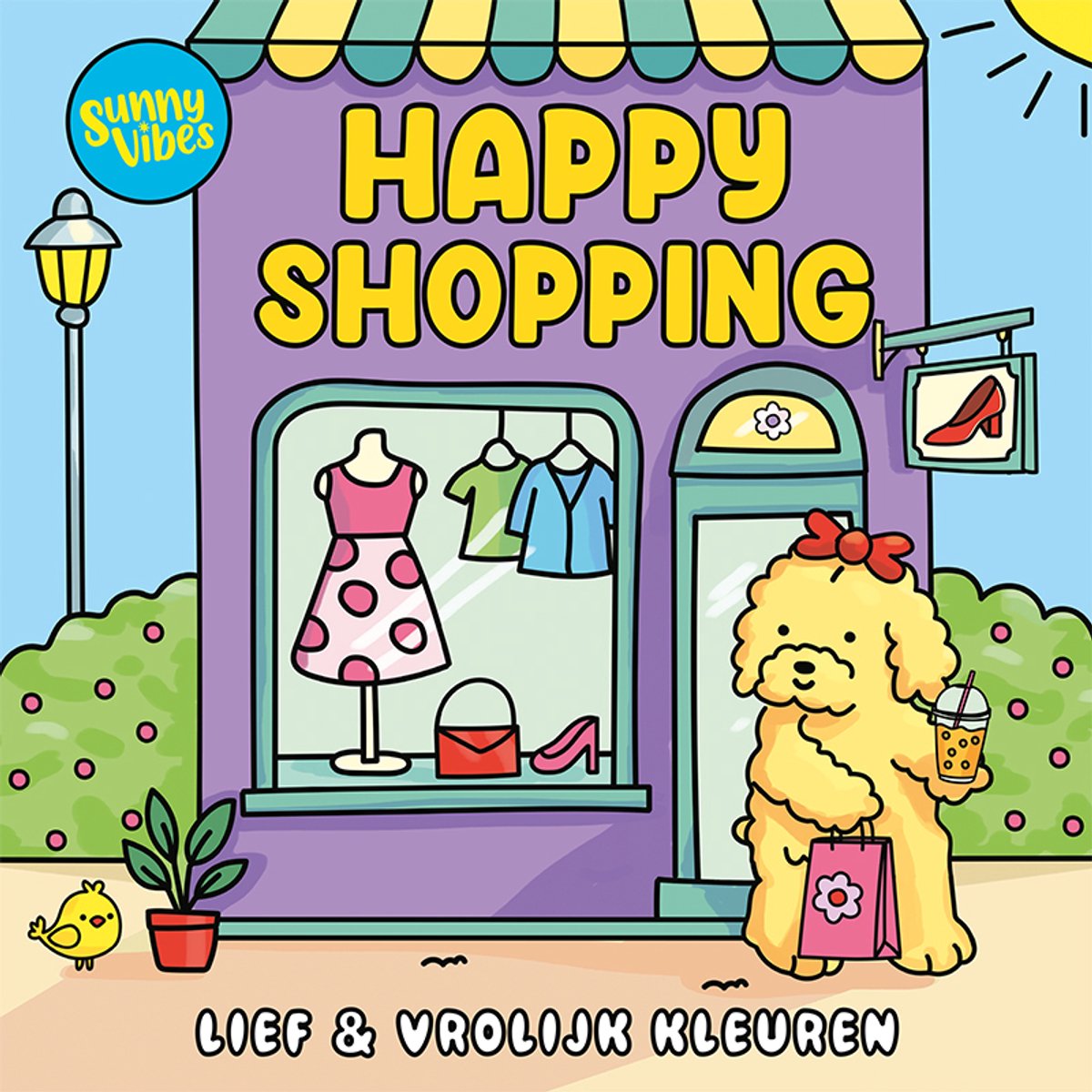 Kleurboek Sunny vibes - Happy shopping