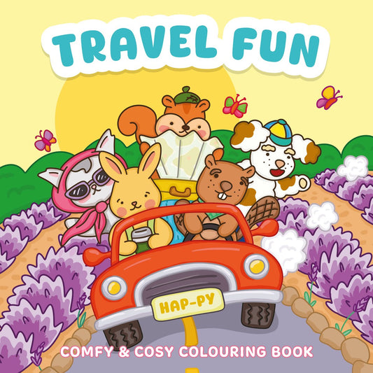 Kleurboek: Travel fun - Comfy & cosy colouring