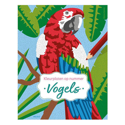 Vogels - Kleurplaten op nummer