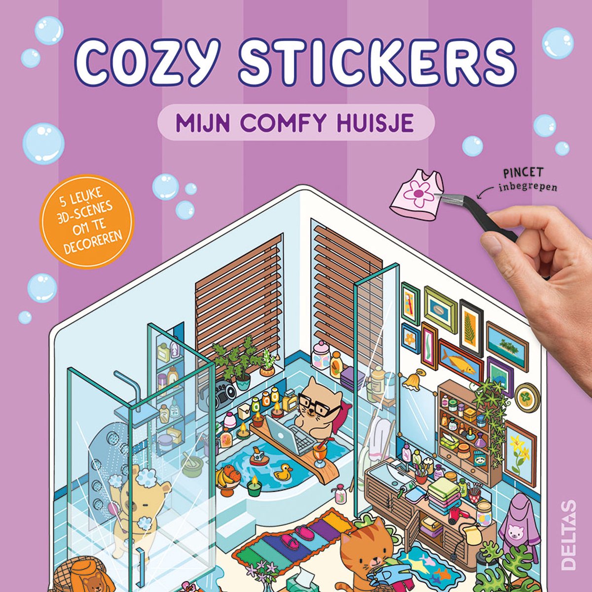 Stickerboek: Cozy Stickers - Mijn comfy huisje