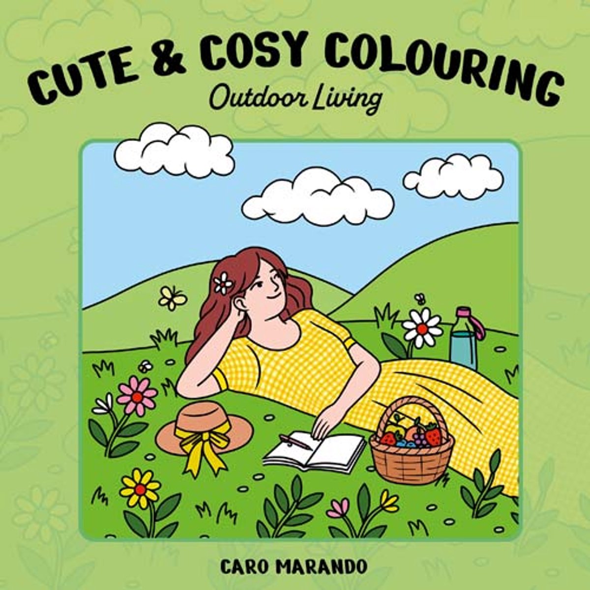 Kleurboek Cute & Cosy Colouring - Outdoor living