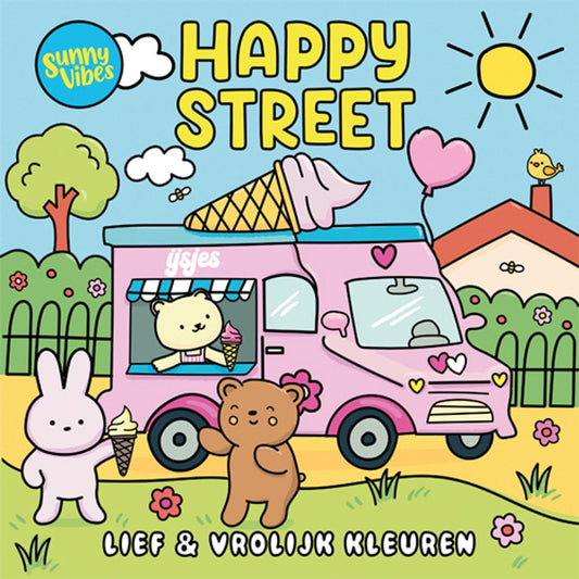 Kleurboek Sunny vibes - Happy street