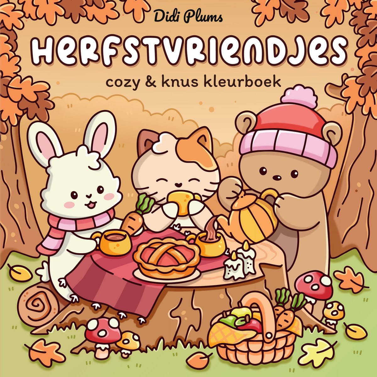 Herfstvriendjes Cozy & knus kleurboek