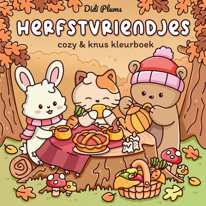 Herfstvriendjes Cozy & knus kleurboek