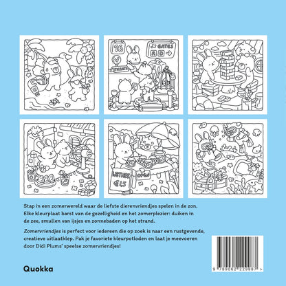 Zomervriendjes Koel & cozy kleurboek