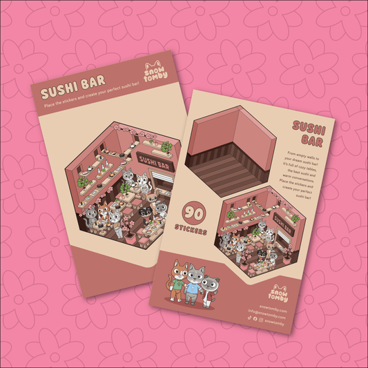 DIY Stickerkamer - Sushi Bar