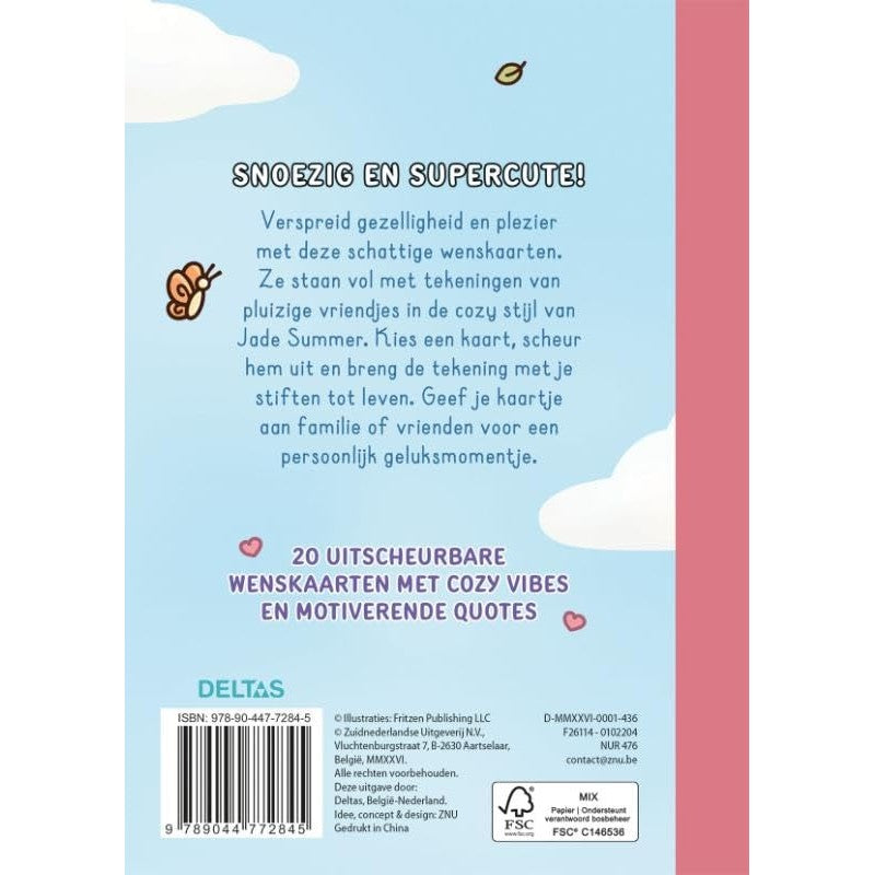Cozy wishes - Wenskaarten om in te kleuren (pre-order)